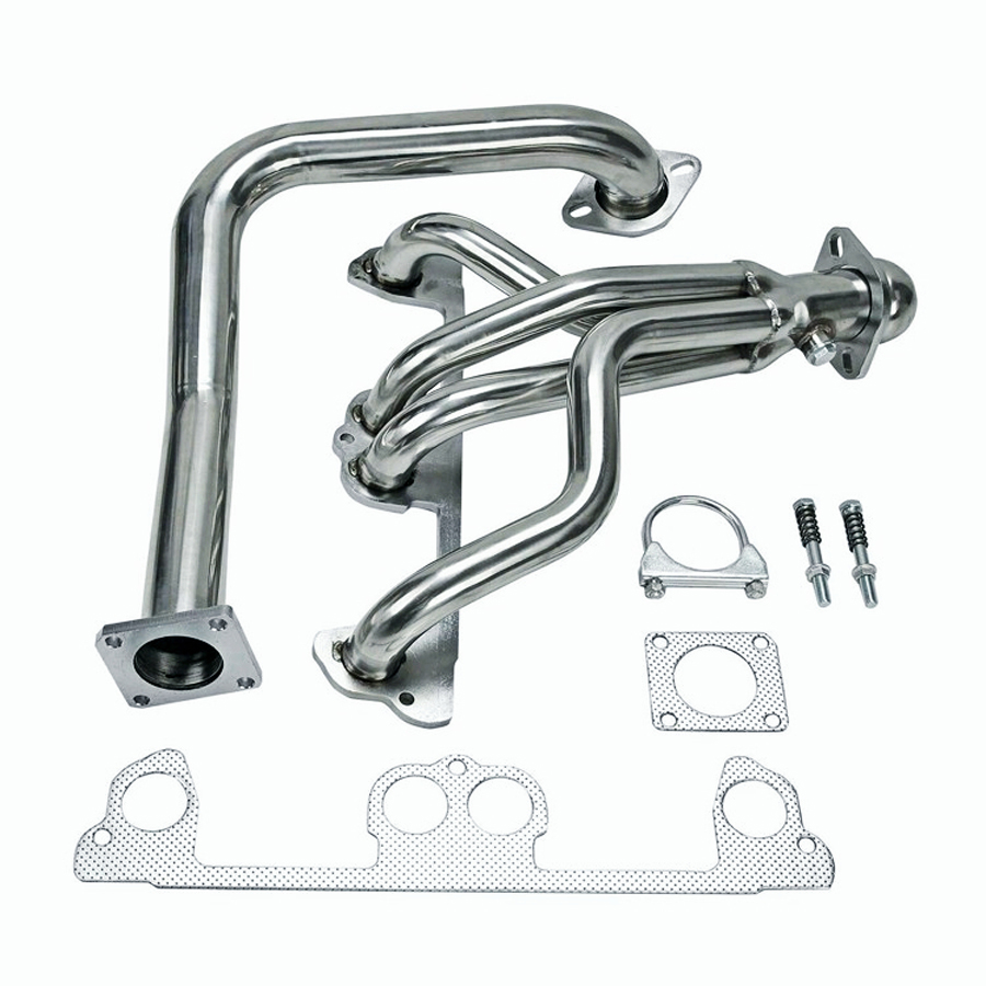 Jeep Wrangler YJ 1991-1995 2.5L L4 Stainless Manifold Header W/ Downpip