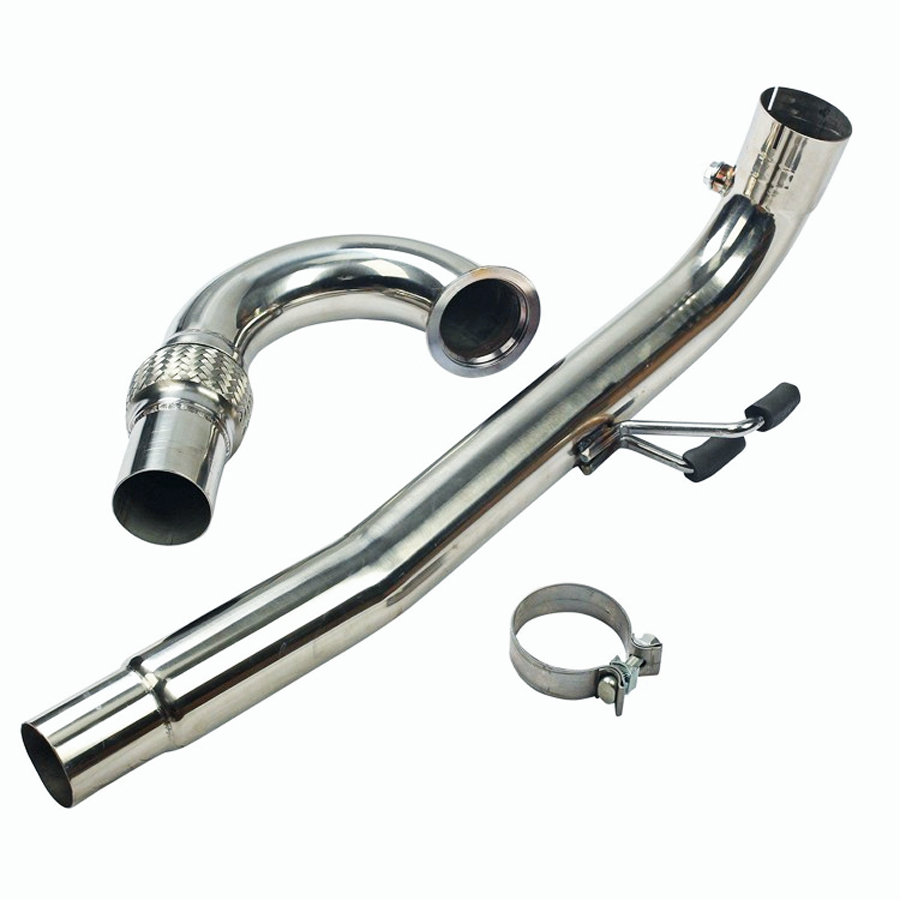 Stainless Steel Exhaust Downpipe for 2012 2013 2014 2015 VW Golf GTI MK7 3" Pipe Bolt on