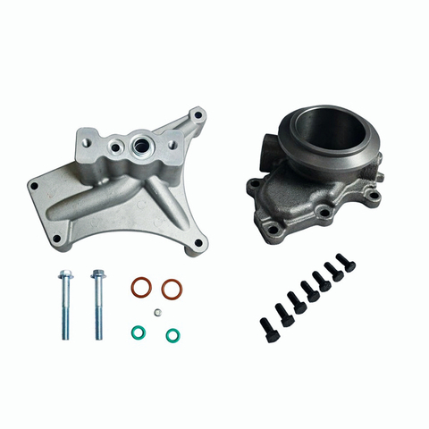 GTP38 Turbo Flow Non-EBPV Exhaust Outlet Cover Plate For FORD Powerstroke 7.3L Exhaust Downpipe