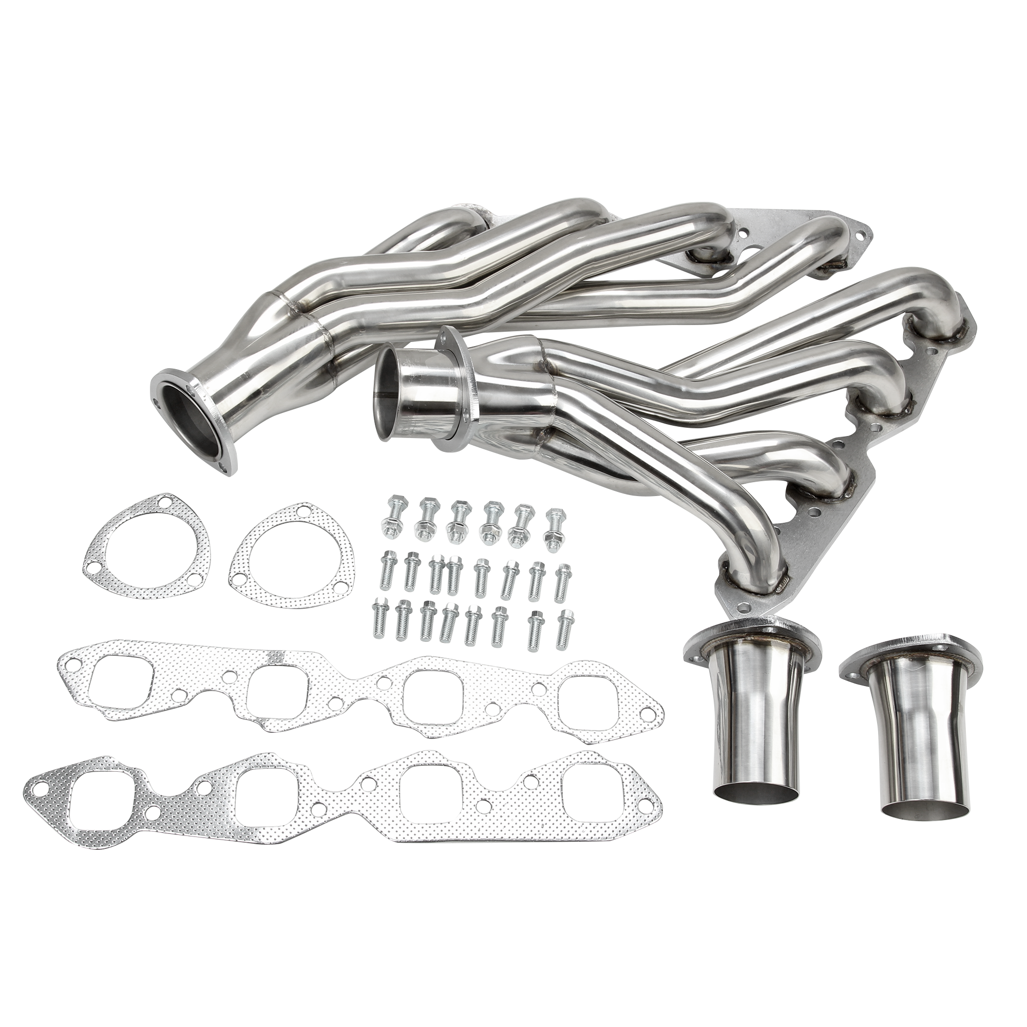 Elite, Shorty, Steel, Thermal Coated Exhaust Header for Chevy, Car, 396, 402, 427, 454, Pair